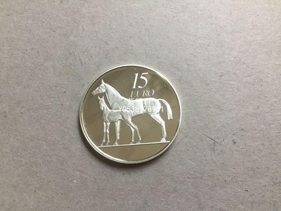 『紫雲軒』 愛爾蘭2010母子馬精製銀幣錢幣收藏 Mjj886