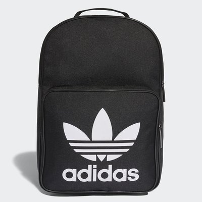 adidas Trefoil Backpack 三葉草 後背包 基本款 黑色 DJ2170 正版