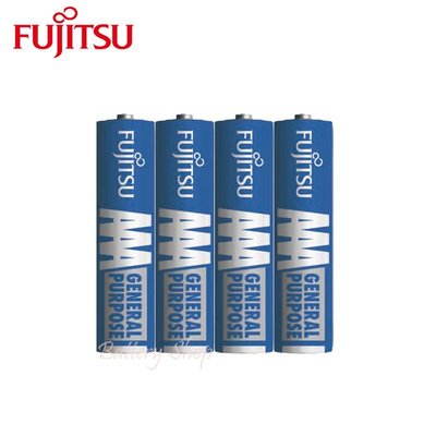 FUJITSU 富士通 普通電池 4號碳鋅電池 (4顆)