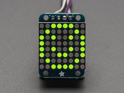 Mini 8x8 LED Matrix w/I2C Backpack
