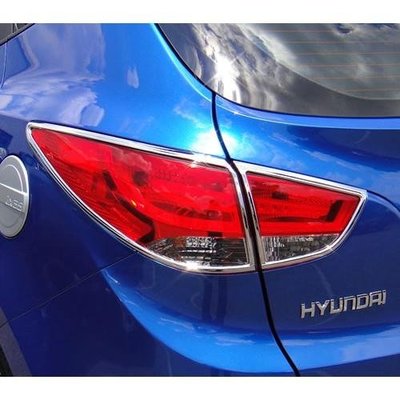 【JR佳睿精品】Hyundai 現代 IX35 2010-2015 鍍鉻 後燈 尾框 前燈框 電鍍 改裝 配件