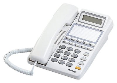 【胖胖秀OA】聯盟Uniphone UD-F 6TD來電顯示電話機(92版)※含稅※/功能鍵灰色