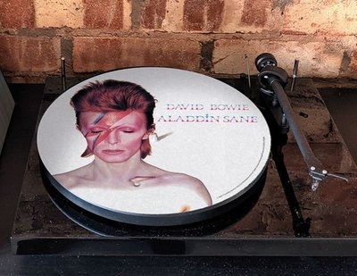 ##唱盤墊 全新 英國進口 David Bowie – Aladdin Sane lp 唱片墊