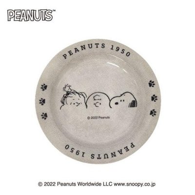 日本正版PEANUTS SNOOPY糊塗塔克 查理布朗 好朋友 系列餐盤19.5cm 深盤 餐盤 盤子餐具 日本製