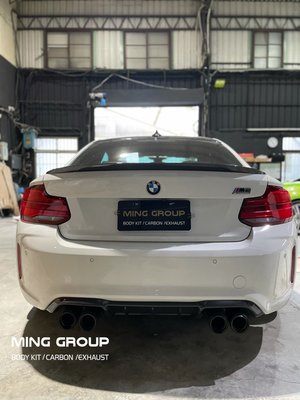 【MING GROUP國際】BMW F87 M2 P款碳纖維尾翼
