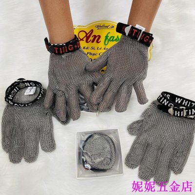 熱銷 Honeywell 鋼網狀防割手套從法國進口的真實圖片可開發票