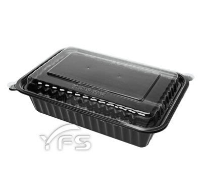 8388方型餐盒(960ml)-OPS蓋 (年菜盒/肋排/肉/熱炒/海鮮/油飯/塑膠餐盒/免洗餐盒)
