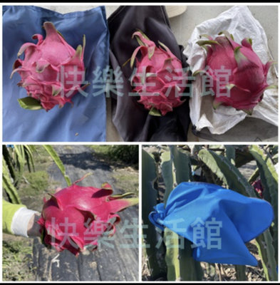 【快樂生活館】 10個$100 藍色尼龍火龍果套袋  防鳥 防蟲 水果套袋  通風 耐熱 可重複使用 約30*38cm