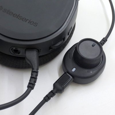 gaming微小配件-Steelseries 耳機音頻線 適用於 賽睿 Arctis 3 5 7 聲卡連接線 雙插頭轉接手機短線-gm