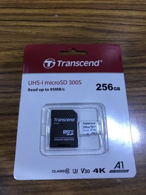 點子電腦-北投◎創見Transcend 256G UHS-I microSD 300S 4K U3記憶卡◎650元