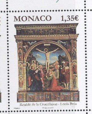 2012年摩納哥尼斯畫家Louis Brea畫作郵票