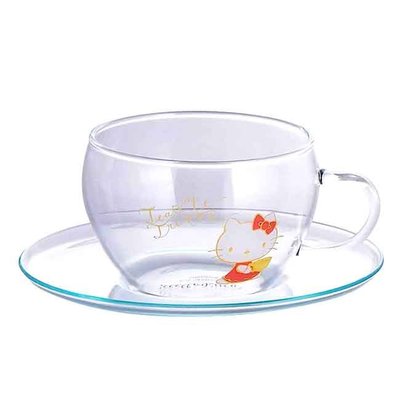 咖啡杯盤組 日本 三麗鷗 Sanrio 凱蒂貓 KITTY 杯盤組 日本進口正版授權