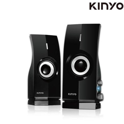 【含稅】KINYO耐嘉 PS-400 多媒體音箱 喇叭 雙聲道 2.0音箱 3.5mm插孔 外接耳機 電腦喇叭