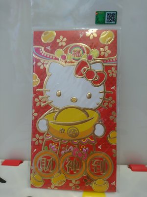 日本風 HELLO KITTY 凱蒂貓 燙金邊 紅包袋 紙袋 ~安安購物城~
