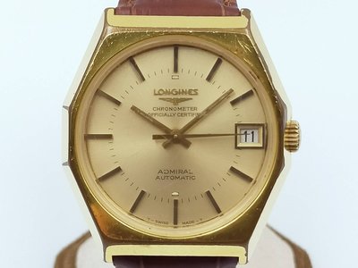 【發條盒子H2330】LONGINES 浪琴 鍍金金面自動上鍊 日期顯示 經典錶款 2330-1 cal:6651