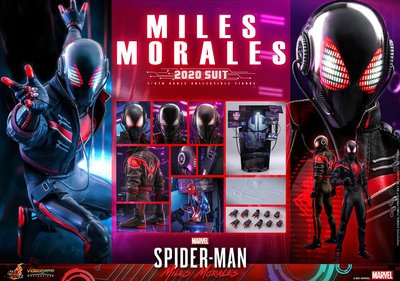 全新 Hot Toys VGM49 1/6 漫威蜘蛛人 邁爾斯摩拉斯 Miles Morales 2020戰衣