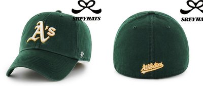 [SREY帽屋]預購＊47 Brand FRANCHISE MLB 奧克蘭運動家 經典LOGO 軟版全封老帽 美國限定款