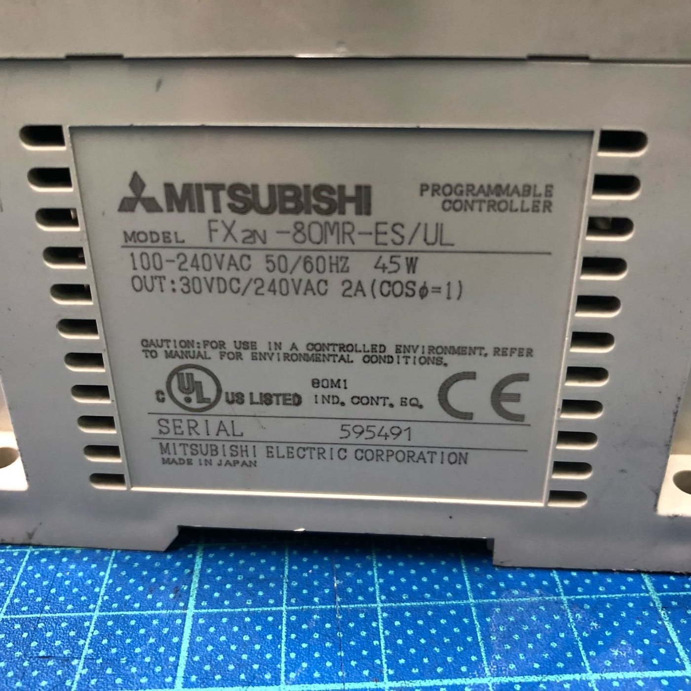 三菱電機Mitsubishi FX2N 80MR-ES/UL PLC 可程式控制器| Yahoo奇摩拍賣