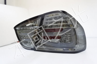 oo本國之光oo 全新 BMW 寶馬 05 06 07 08 E90 LED光柱火炬式 燻黑殼 尾燈 方向燈 台灣製造