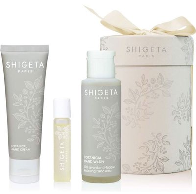 法國巴黎 精油品牌Shigeta 有機護手霜保養組合～乳木果油護手霜、精油洗手乳、檸檬迷迭香指緣油