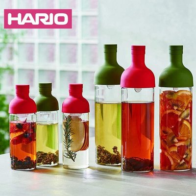 【台北可自取】HARIO 酒瓶冷泡茶壺 FIB-30  紅/ 綠 300ml  冰釀壺/冷萃壺