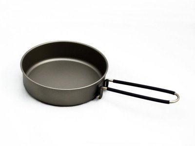 【戶外便利屋】TOAKS Titanium Frying Pan 超輕純鈦摺疊握把煎盤(PAN-115)