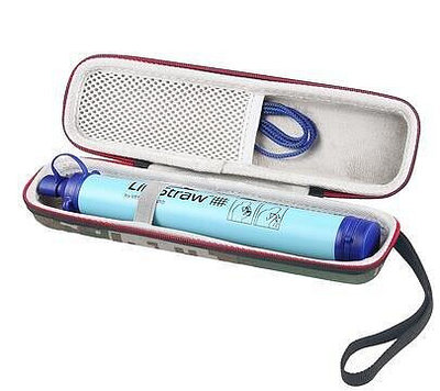 適用 LifeStraw生命吸管凈水器收納包 戶外旅行直飲水壺包保護盒