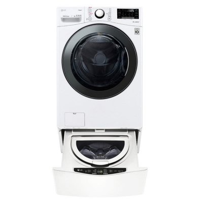 LG TWINWash 雙能洗(蒸洗脫烘)滾筒洗衣機 15kg+2kg WD-S15TBD + WT-SD200AHW
