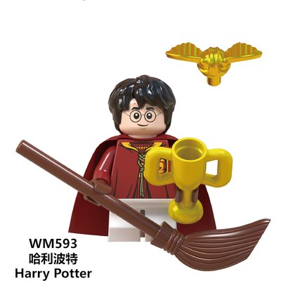 【積木班長】WM593 魁地奇 哈利波特 哈利 哈利波特 電影 HP 人偶 袋裝/相容 樂高 LEGO 積木