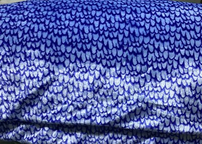 DIY 仿兔毛 短毛絨 藍色人魚 微彈 布料 光澤 柔軟 垂墜 舞台 萬聖節 造型服裝 抱枕 絨毛玩具 $349/米