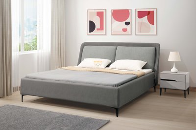 ☆[新荷傢俱] ☆ Y 14 科技布5尺雙人床架 雙人床 雙人床台 布床架