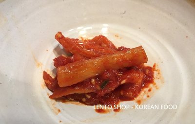 LENTO SHOP - 韓國進口 辣蘿蔔乾 辣蘿蔔  辣味蘿蔔乾 무말랭이 250克