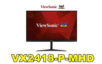 【UH 3C】優派 ViewSonic VX2418-P-MHD 24吋 電競螢幕 FHD VA 顯示器 內建喇叭
