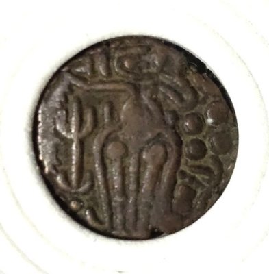 409-印度985佛舞古銀幣