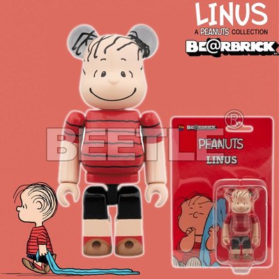 BEETLE BE@RBRICK PEANUTS 花生漫畫 SNOOPY 史努比 LINUS 奈勒斯 100%