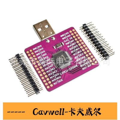 Cavwell-CJMCU2232 FT2232HL USB 轉UARTFIFOSPII2CJTAGRS232模塊-可開統編