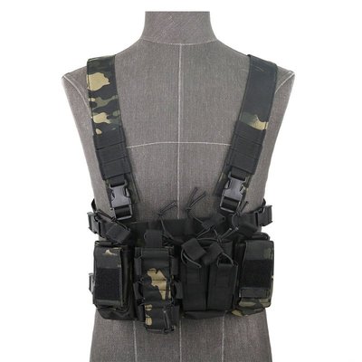 【熱賣精選】 海豹六隊SEAL Team Season戰術肚兜D3胸掛背心 輕量化攜掛D3掛件