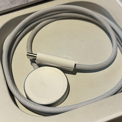 Apple Watch 編織磁性快速充電器對 USB-C 連接線 (1 公尺) 原廠Apple Watch ultra 充電線 公司貨