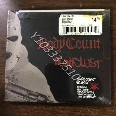 現貨CD Body Count Bloodlust 金屬搖滾 OM未拆 唱片 CD 歌曲【奇摩甄選】833