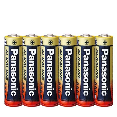 【國際牌Panasonic】 鹼性電池3號/4號 4+2顆裝 吊卡(LR03TTS/1.5V大電流電池/公司貨)