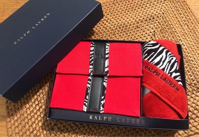 日本方巾 擦手巾 收納包 禮盒組 Ralph Lauren no.80-1