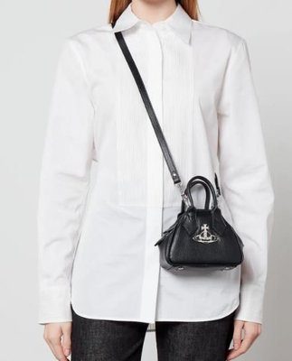 代購Vivienne Westwood Mini Yasmine Vegan Leather Bag時尚手提包斜背包
