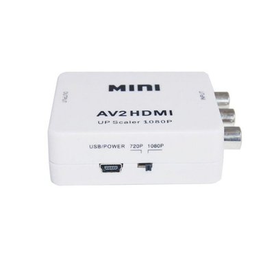 【艾比讚】AV-to-HDMI AV轉HDMI 1080P/720P輸出 RCA轉HDMI CVBS轉HDMI