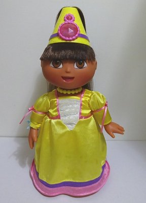 2003 Mattel 愛探險的朵拉 Dora聲光娃娃(會講話/神奇頭髮)