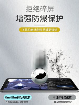 TT|OneFilm高清鋼化玻璃類紙膜iPad Pro11蘋果Air5/4肯特膜paperlike