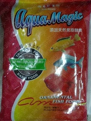 K。。。青島水族。。。HTA878台灣Alife海豐------Aqua Magic慈鯛增豔免疫飼料==小粒1kg