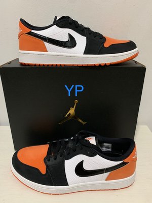 《YP》Nike Air Jordan 1 Low Golf  黑橘 扣碎  DD9315-800