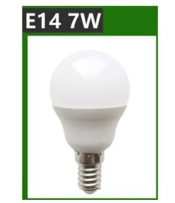 E14 7W LED燈泡【辰旭照明】 省電燈泡 白光/黃光 可選 電燈泡  全電壓
