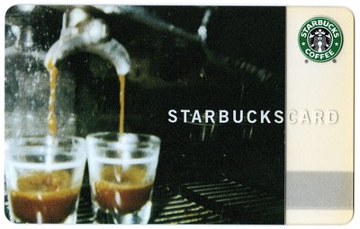 稀品2001星巴克美國STARBUCKS隨行卡無PIN版