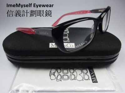 信義計劃 眼鏡 Max Co. 157 手工眼鏡 光學眼鏡 膠框 小框 蝴蝶結鏡腳 eyeglasses .
